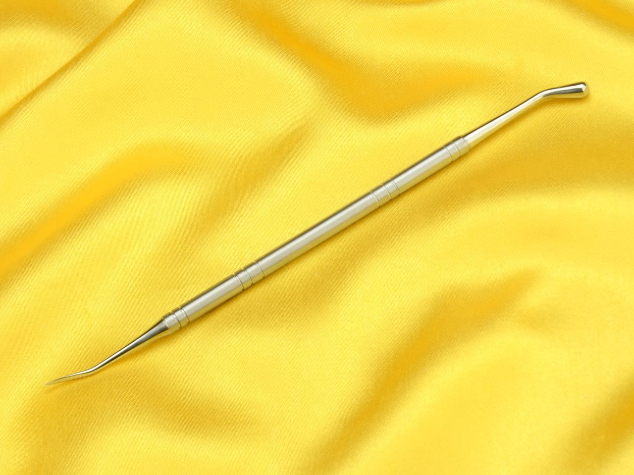 Edelstahl Werkzeug Nr. 1 - Flaches abgewinkeltes Bone Tool von dekofee