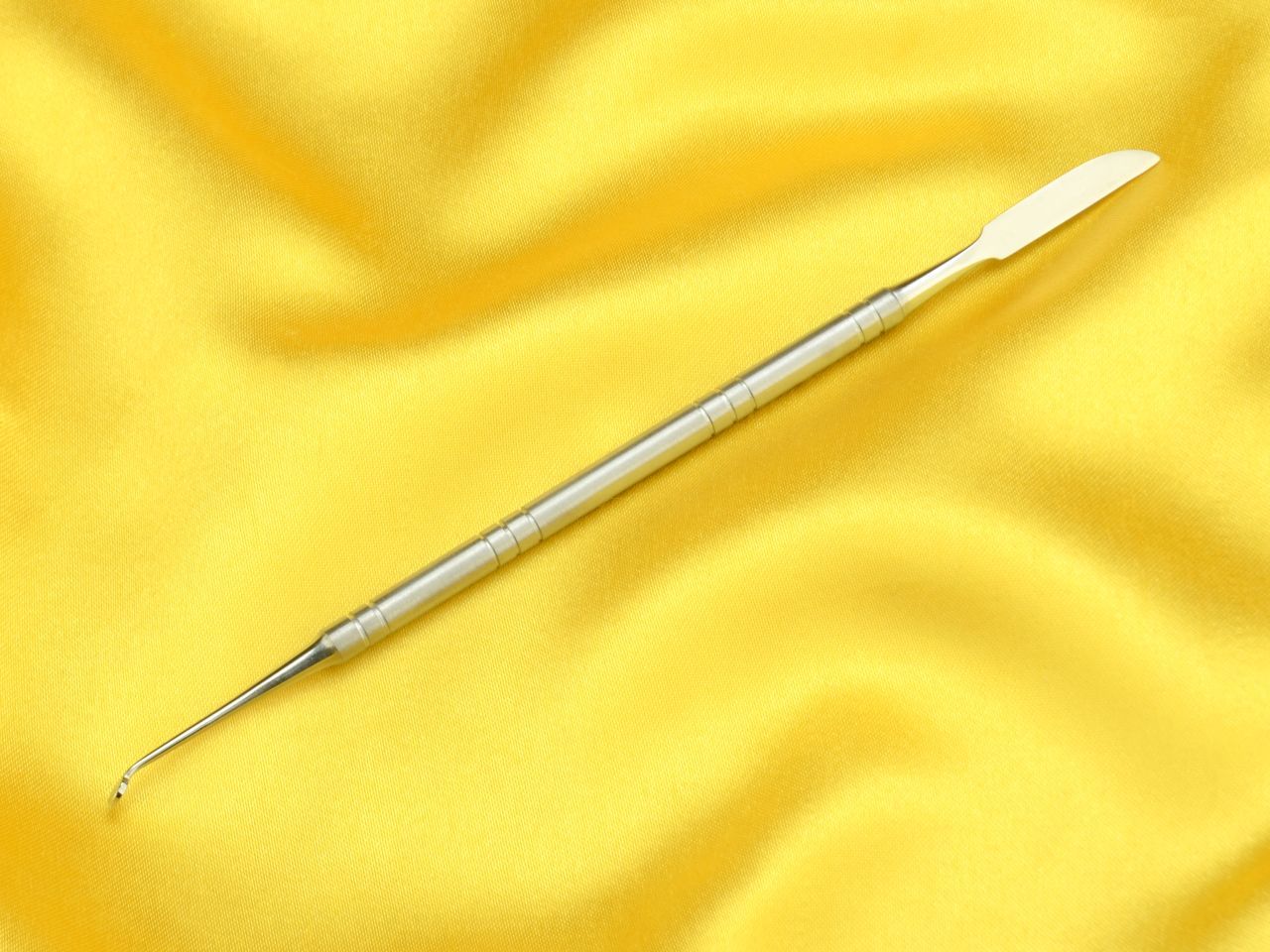 Edelstahl Werkzeug Nr. 2 - Flaches rundes abgewinkeltes Skalpell Tool von dekofee