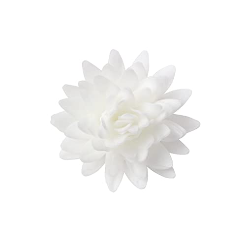 Dekora - 18 Essbare Blumen für Torte aus Esspapier - Essbare Oblaten für Torten aus Esspapier - Tortendeko Essbar - Weiß - 5,5 cm von dekora