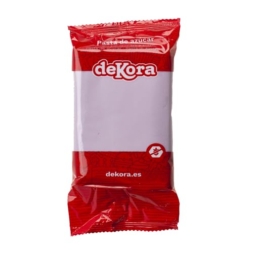 Dekora - Kuchendeko Fondant Lila - Tortenfondant Zuckerpaste für Torten und Cupcakes - Rollfondant für die Herstellung aller Arten von Dekorationen - Einfaches Formen - 250 g Dekora - Kuchendeko Fondant Lila - Tortenfondant Zuckerpaste für Torten und Cupcakes - Rollfondant für die Herstellung aller Arten von Dekorationen - Einfaches Formen - 250 g von dekora