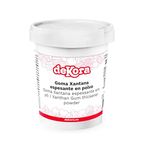 Dekora - Lebensmittel Zusatzstoff Xanthan Gummi Pulver - 300 g von dekora