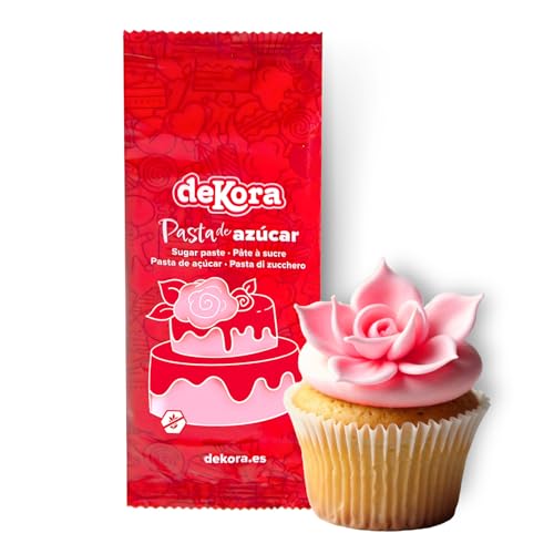 Dekora – Rosa Zuckerpaste Fondant 150g – Perfekt für Torten & Backdekoration – Gluten- und Laktosefrei – Vanillegeschmack – Weich, flexibel & leicht zu formen für kreative Dekorationen Dekora – Rosa Zuckerpaste Fondant 150g – Perfekt für Torten & Backdekoration – Gluten- und Laktosefrei – Vanillegeschmack – Weich, flexibel & leicht zu formen für kreative Dekorationen von dekora