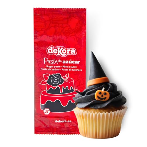 Dekora – Schwarz Zuckerpaste Fondant 150g – Perfekt für Torten & Backdekoration – Gluten- und Laktosefrei – Vanillegeschmack – Weich, flexibel & leicht zu formen für kreative Dekorationen Dekora – Schwarz Zuckerpaste Fondant 150g – Perfekt für Torten & Backdekoration – Gluten- und Laktosefrei – Vanillegeschmack – Weich, flexibel & leicht zu formen für kreative Dekorationen von dekora