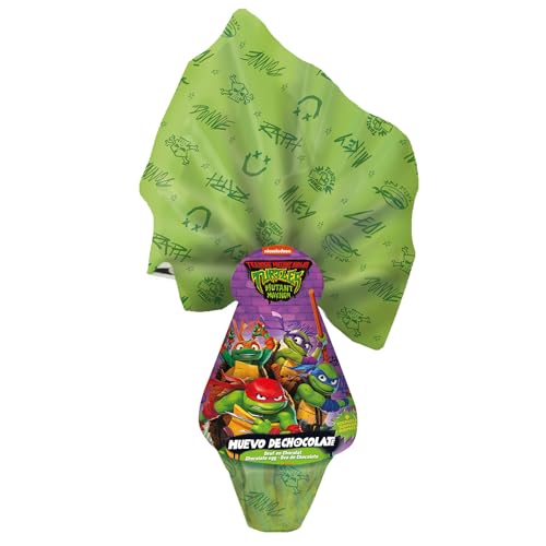 Dekorieren Sie dekora Ninja Turtles Schokoladen-Osterei mit kleiner Überraschung im Inneren, 55 g Schokolade von dekora
