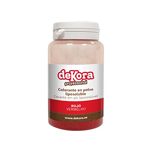 dekora - Fettlösliches Lebensmittelfarbstoff-Pulver | Rote Farbe - 25 g dekora - Fettlösliches Lebensmittelfarbstoff-Pulver | Rote Farbe - 25 g von dekora