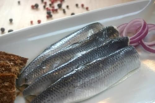 Bismarckheringe in fein würziger Marinade - nach einem traditionellem Rezept zubereitet - 600 Gramm von delishopper.de - Der Fischemarkt im Netz