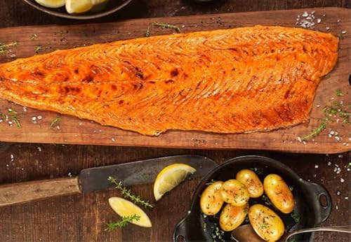 Flammlachs nach finnischer Art/rauchiges Aroma/ganze Seite/TOP-Qualität/ca. 700g von delishopper.de - Der Fischemarkt im Netz