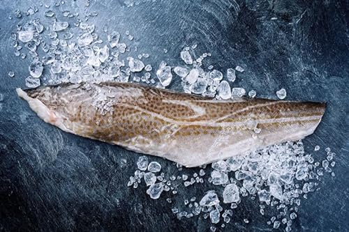 Kabeljaufilet | Kabeljaufilet mit Haut | 500g küchenfertig | Gekühlter Versand | TOP FRISCH von delishopper.de - Der Fischemarkt im Netz