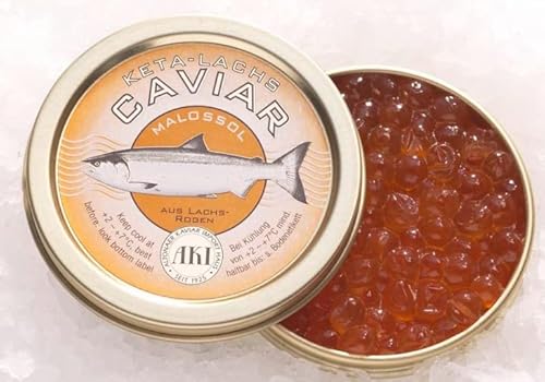 Keta-Lachs Kaviar von AKI - 250g Dose von delishopper.de - Der Fischemarkt im Netz