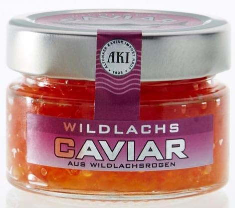 Wildlachskaviar von AKI - 50g Glas von delishopper.de - Der Fischemarkt im Netz