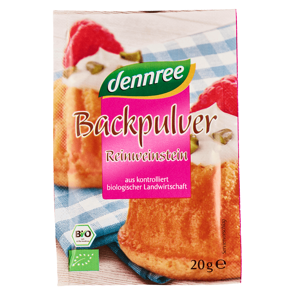 Bio Backpulver 4x20 g von dennree