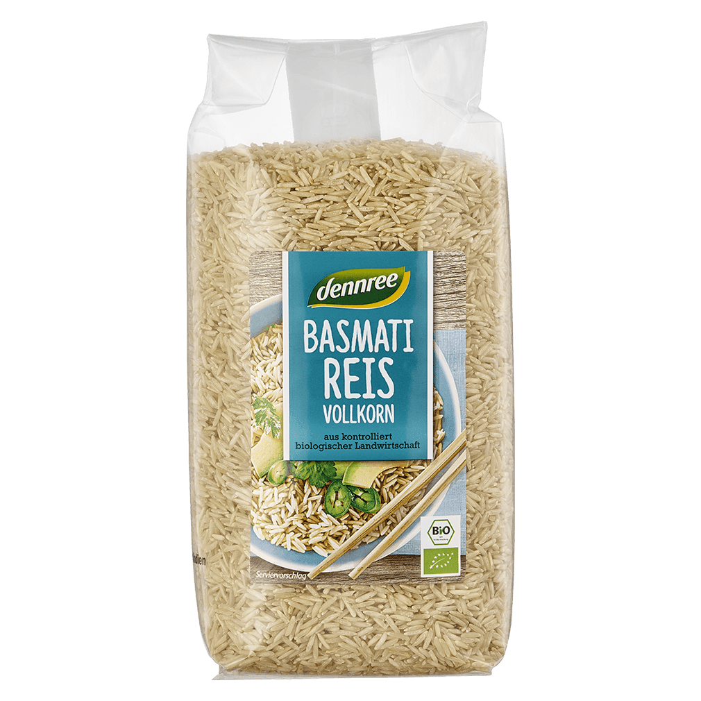 Bio Basmati Reis Vollkorn von dennree