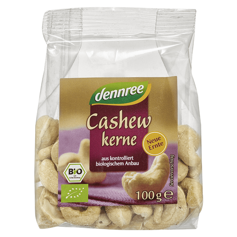 Bio Cashewkerne, ganz von dennree