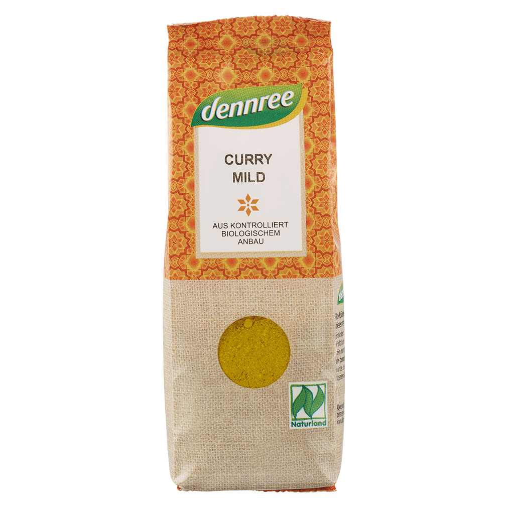 Bio Curry mild, 55g von dennree