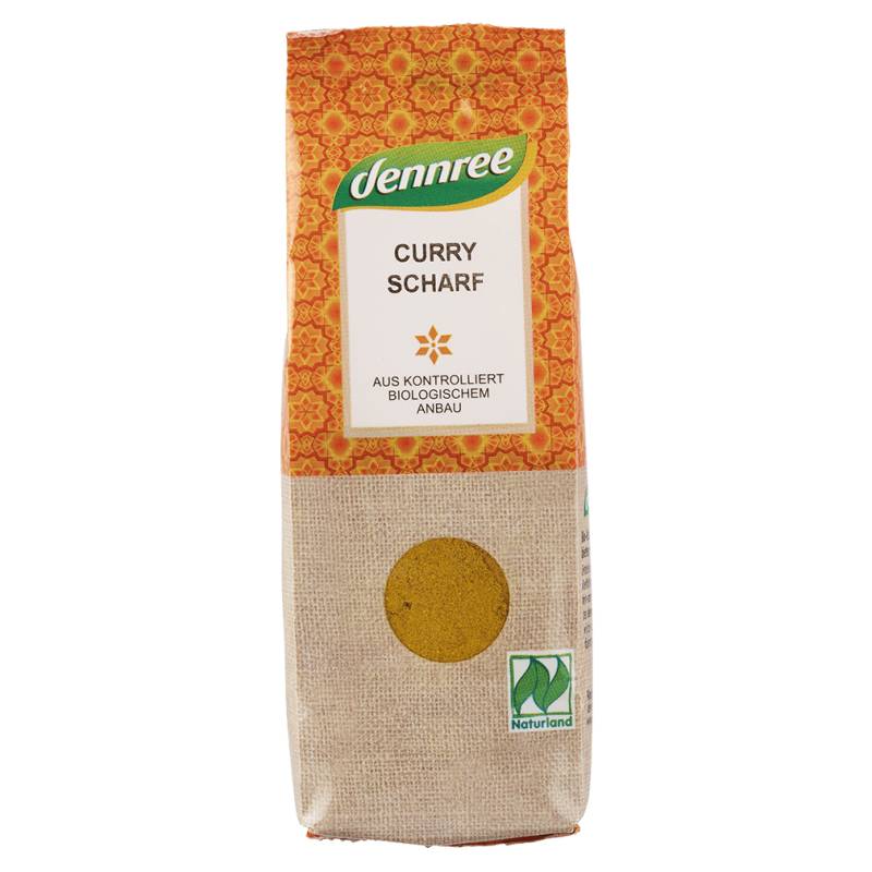 Bio Curry scharf, 55g von dennree