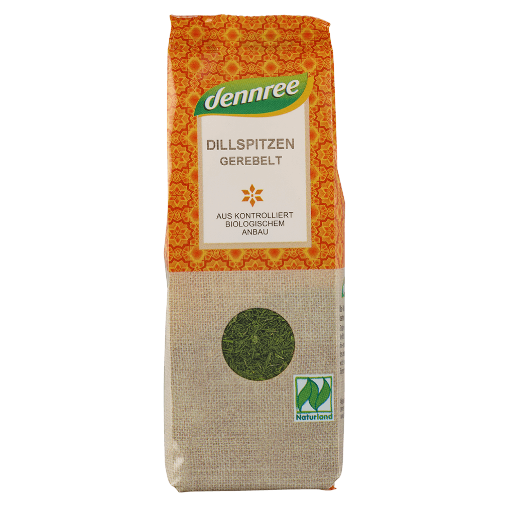 Bio Dillspitzen gerebelt, 18g Bio Dillspitzen gerebelt, 18g von dennree
