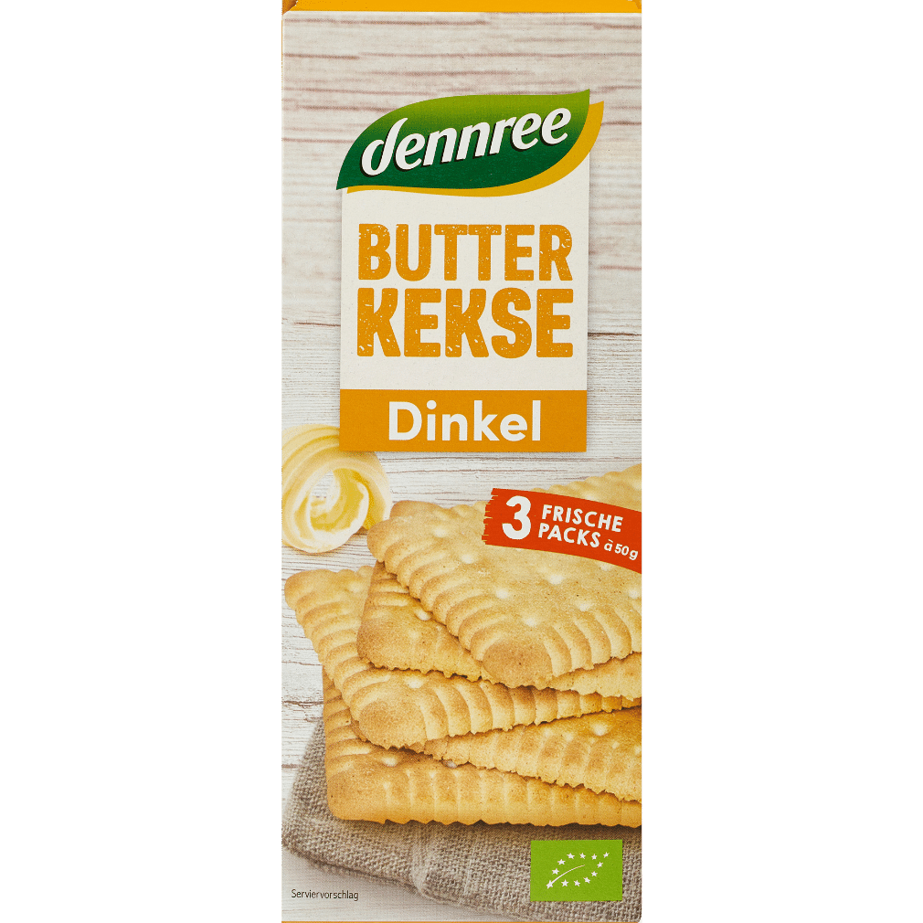 Bio Dinkel-Butterkeks von dennree