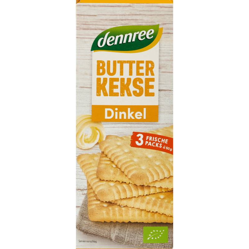 Bio Dinkel-Butterkeks von dennree