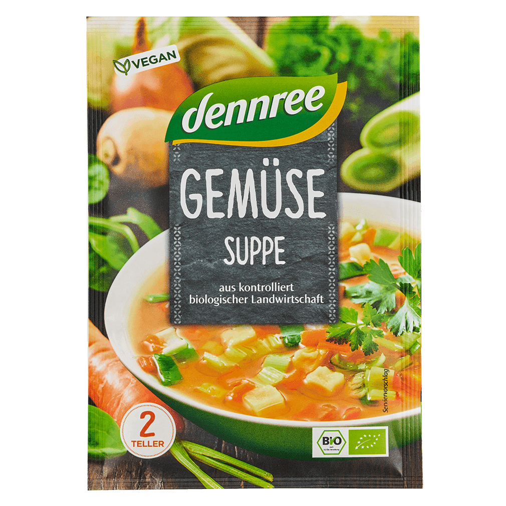 Bio Gemüsesuppe Bio Gemüsesuppe von dennree