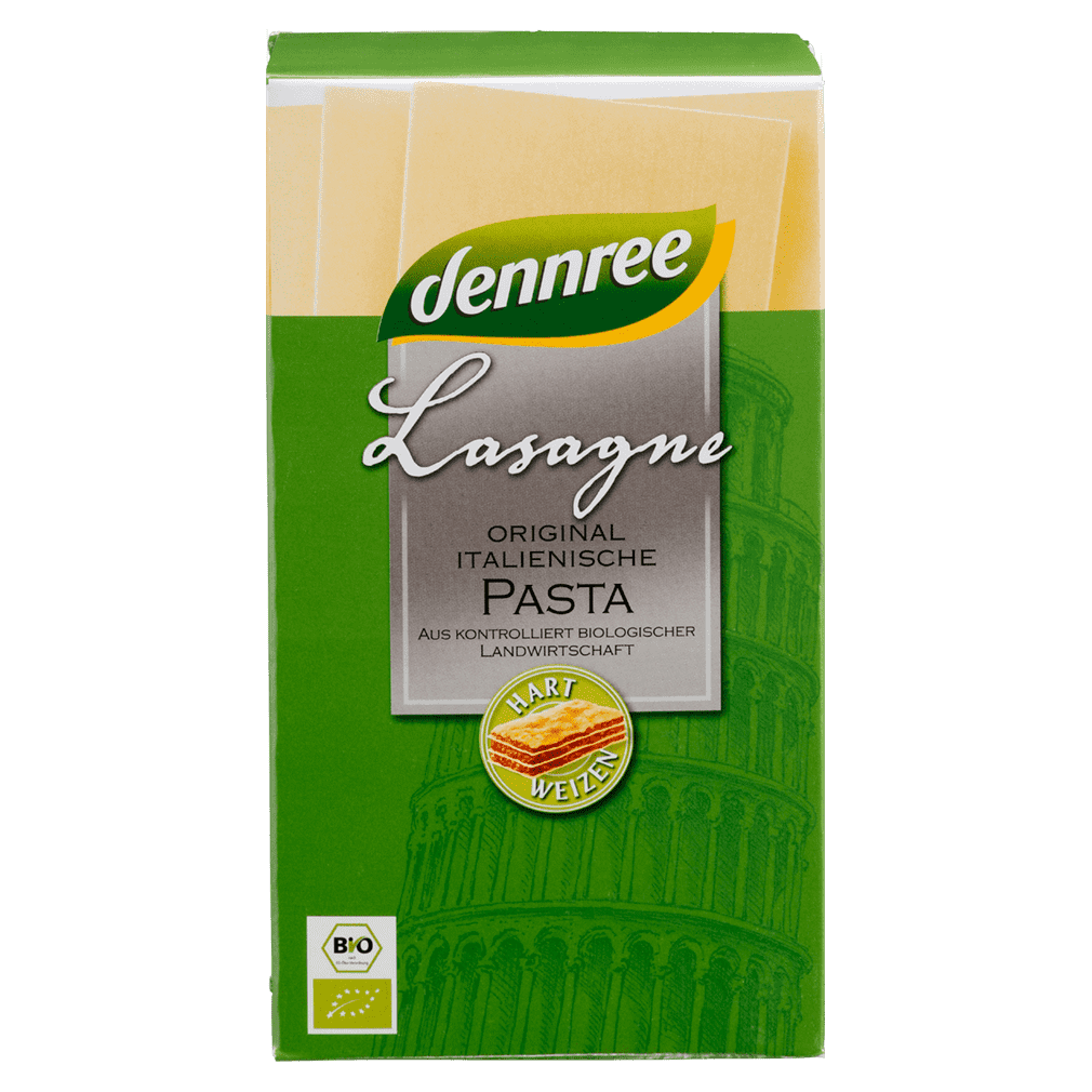 Bio Hartweizen Lasagne von dennree