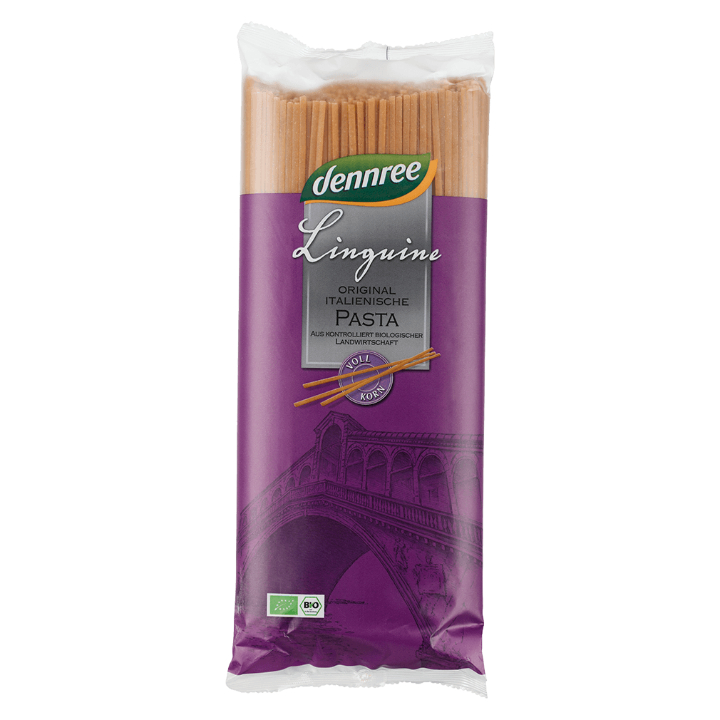 Bio Hartweizen Linguine, Vollkorn Bio Hartweizen Linguine, Vollkorn von dennree