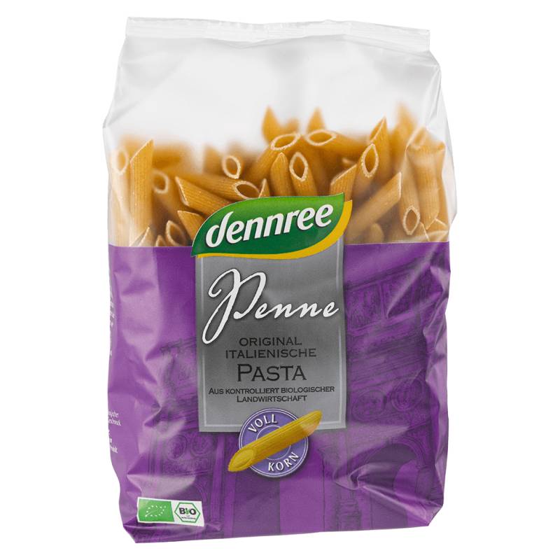 Bio Hartweizen Penne, Vollkorn von dennree