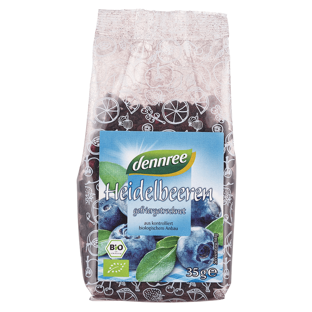 Bio Heidelbeeren gefriergetrocknet Bio Heidelbeeren gefriergetrocknet von dennree