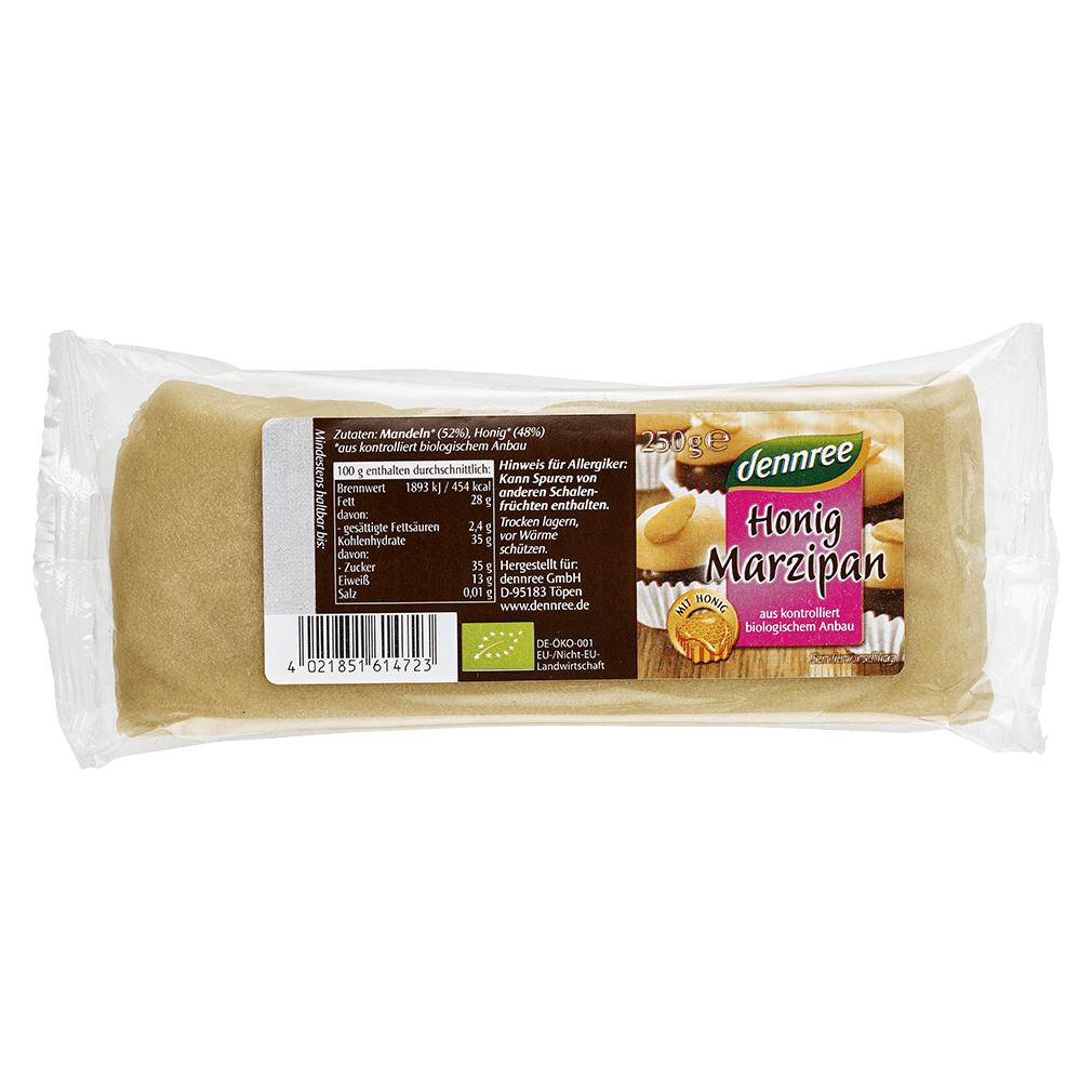 Bio Honig Marzipan Bio Honig Marzipan von dennree