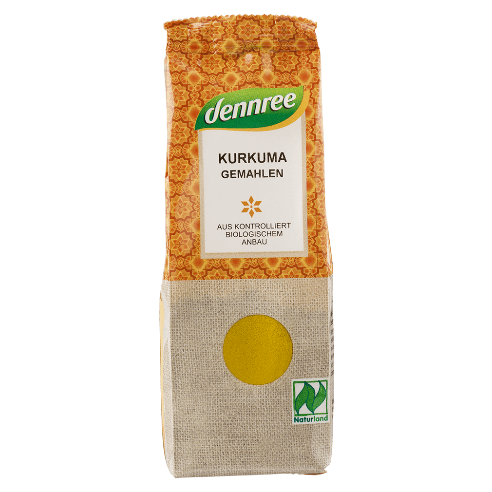 Bio Kurkuma gemahlen, 50g von dennree