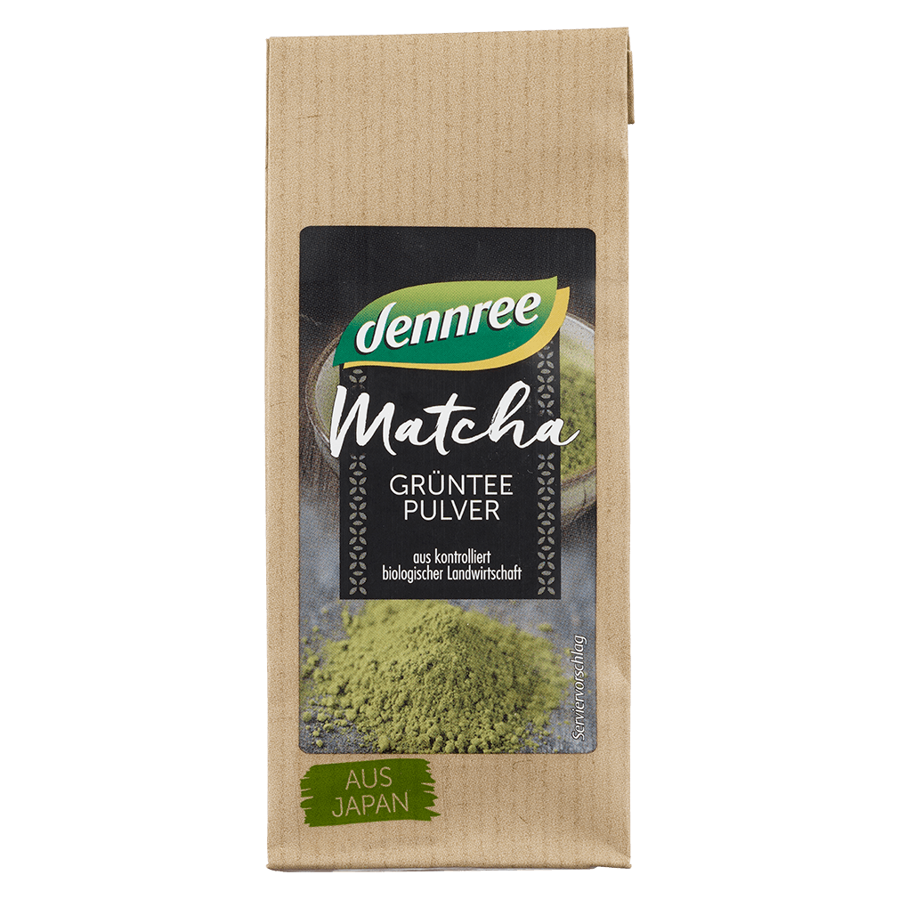 Bio Matcha Grüntee Pulver Bio Matcha Grüntee Pulver von dennree