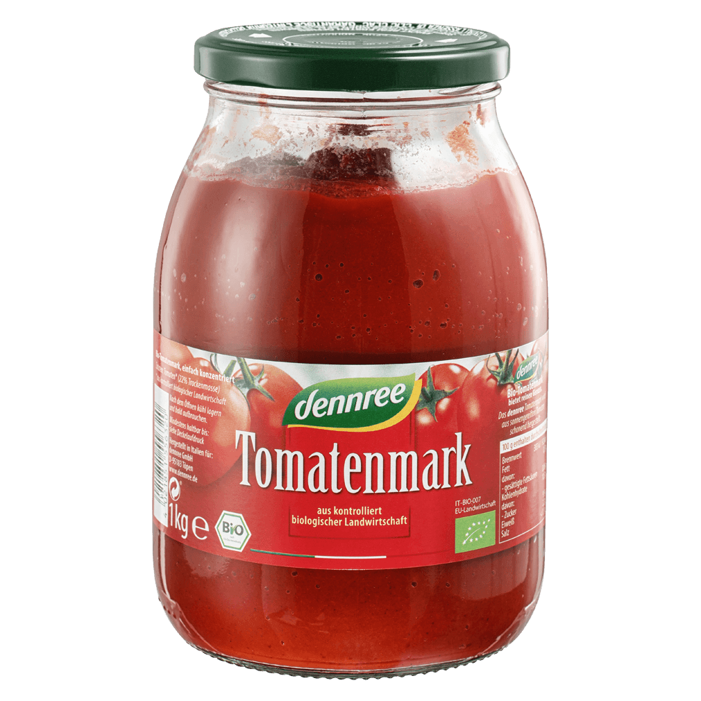 Bio Tomatenmark, 1 kg Bio Tomatenmark, 1 kg von dennree