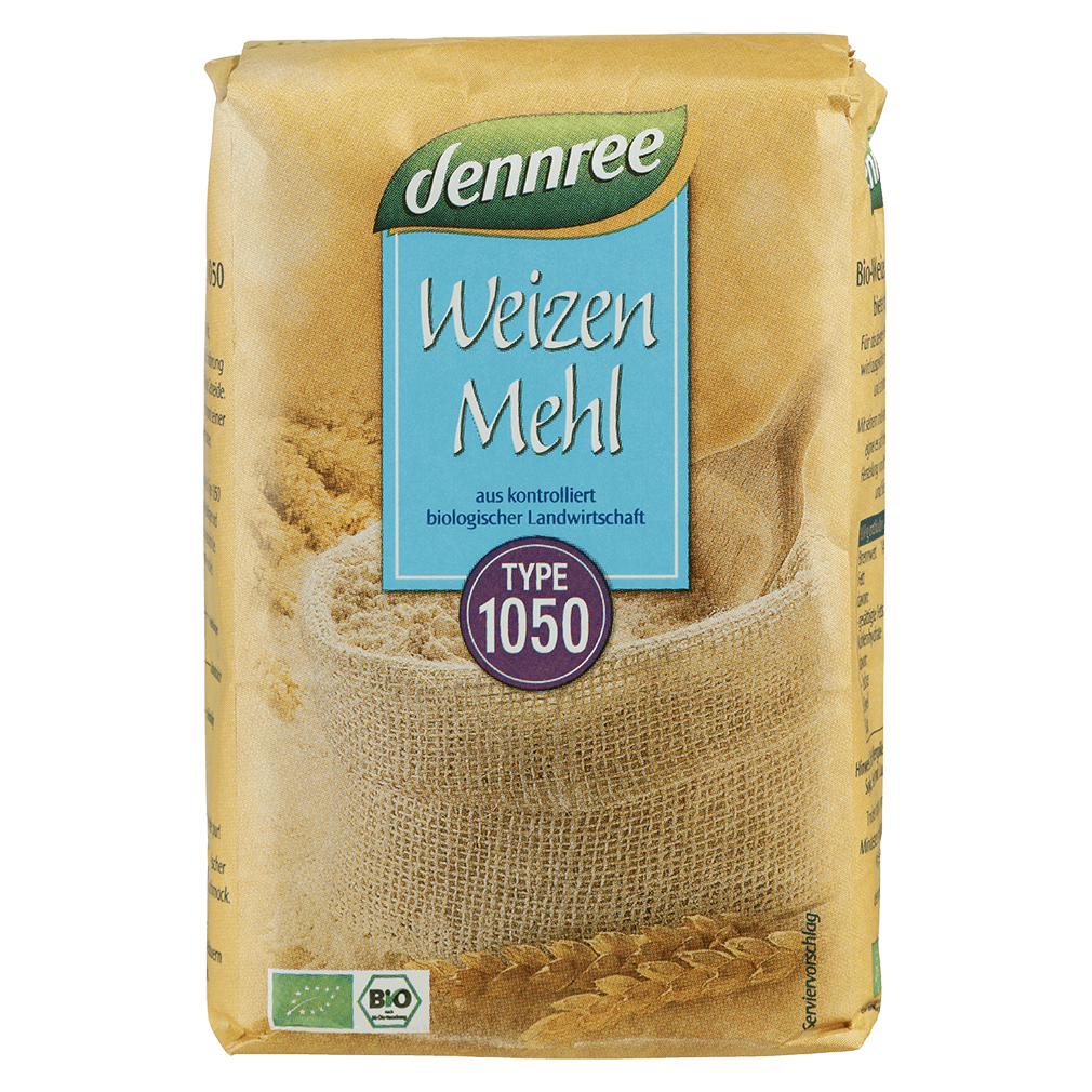 Bio Weizenmehl Type 1050 Bio Weizenmehl Type 1050 von dennree