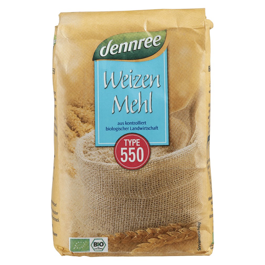 Bio Weizenmehl Type 550 Bio Weizenmehl Type 550 von dennree