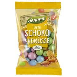 Bunte Schokoerdnüsse von dennree