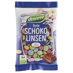 Bunte Schokolinsen von dennree