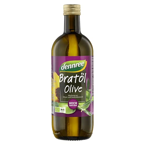 Dennree Bio Bratöl Olive 1er Pack (1 x 1 L) von dennree