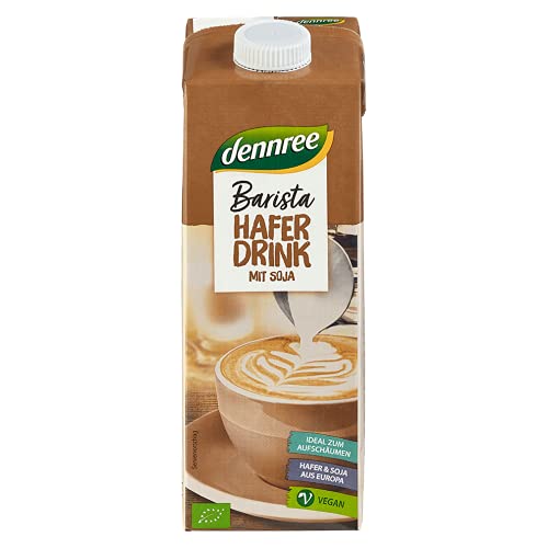 Dennree Bio Hafer Drink Barista 12er Pack (12 x 1 L) von dennree