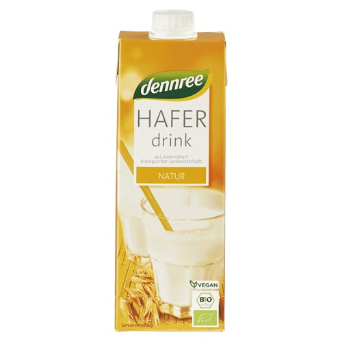 Dennree Bio Hafer Drink Natur 10er Pack (10 x 1 L) von dennree