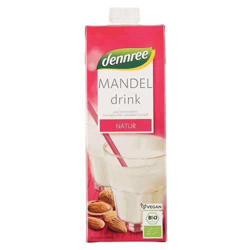 Dennree Bio Mandel Drink Natur 10er Pack (10 x 1 L) von dennree