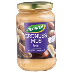 Erdnussmus, fein von dennree