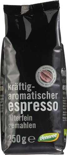 Espresso gemahlen 12 x 250 gr Espresso gemahlen 12 x 250 gr von dennree