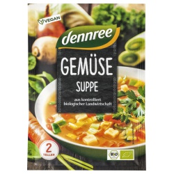 Gemüsesuppe im Beutel von dennree