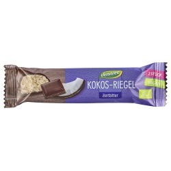 Kokos-Riegel in Zartbitterschokolade von dennree