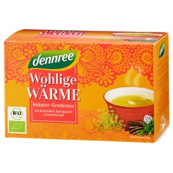 Kräuter-Gewürz-Tee Wohlige Wärme im Beutel Kräuter-Gewürz-Tee Wohlige Wärme im Beutel von dennree