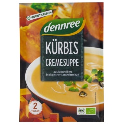 Kürbiscremesuppe im Beutel von dennree