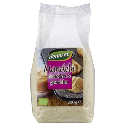Mandelkerne, blanchiert und gemahlen Mandelkerne, blanchiert und gemahlen von dennree