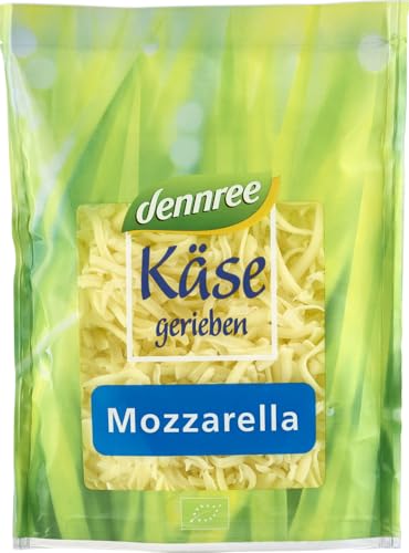 Mozzarella gerieben 12 x 150 gr Mozzarella gerieben 12 x 150 gr von dennree
