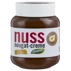 Nuss-Nougat-Creme mit 13% Haselnüssen von dennree