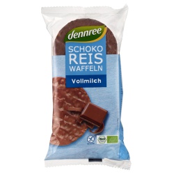 Reiswaffeln mit Vollmilchschokolade von dennree