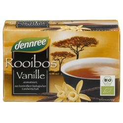 Rooibos g.U. mit Vanille im Beutel Rooibos g.U. mit Vanille im Beutel von dennree